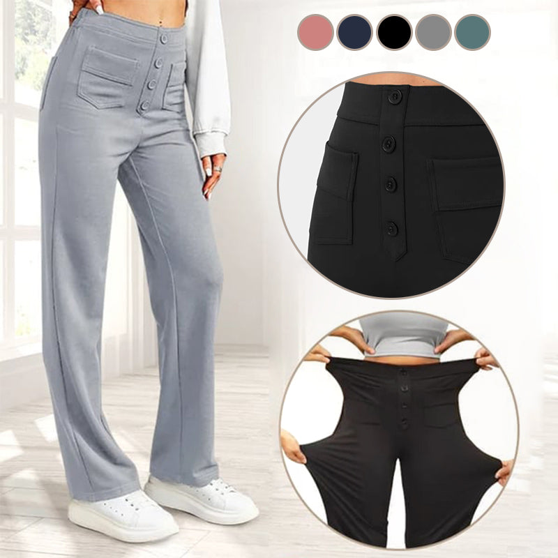 Women's Casual High Waist Stretch Pants