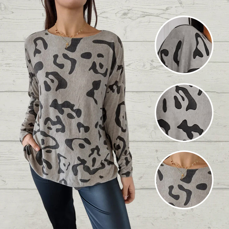 Italian Animal Print Sweater