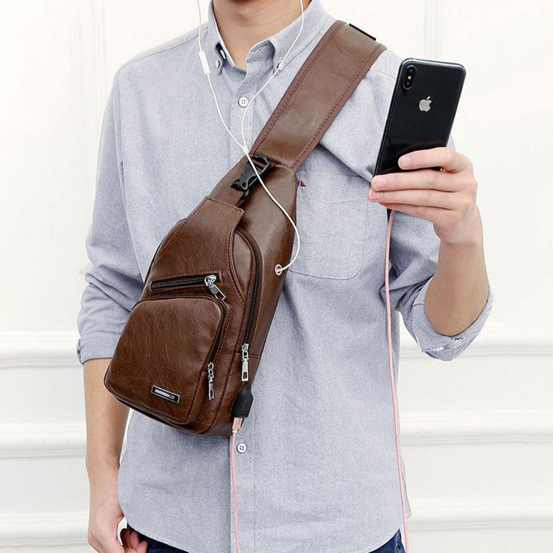 Crossbody Bag With USB Charge Port