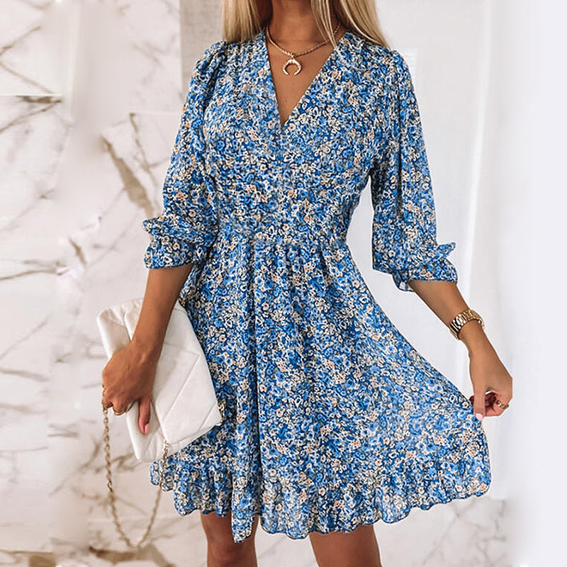 Long Sleeve Floral Dress