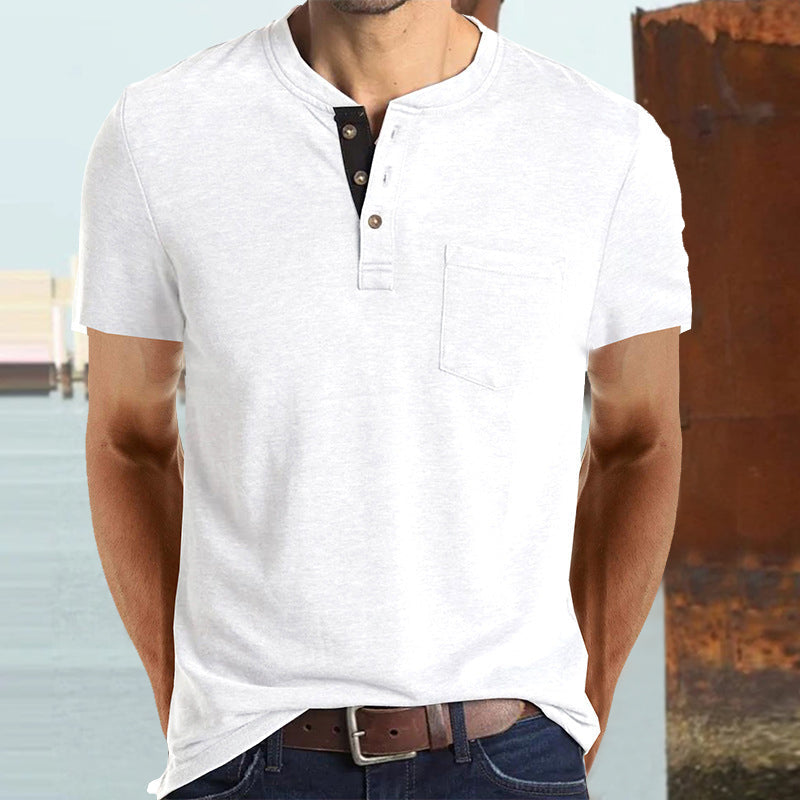 Men's Cotton Multi Color Short Sleeve T-shirt