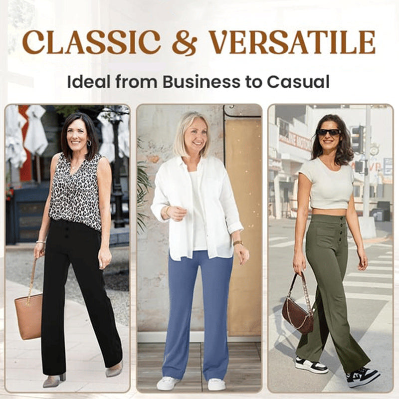 Women's Casual High Waist Stretch Pants