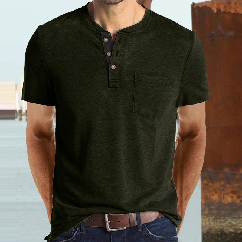 Men's Cotton Multi Color Short Sleeve T-shirt