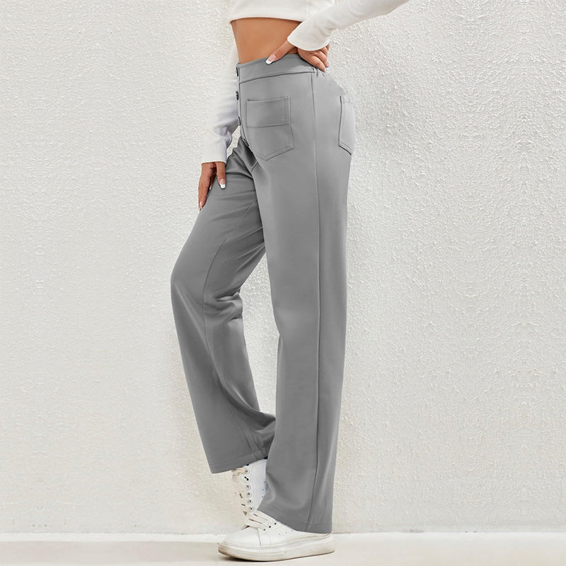 Women's Casual High Waist Stretch Pants