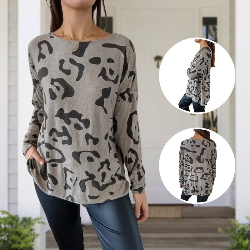 Italian Animal Print Sweater