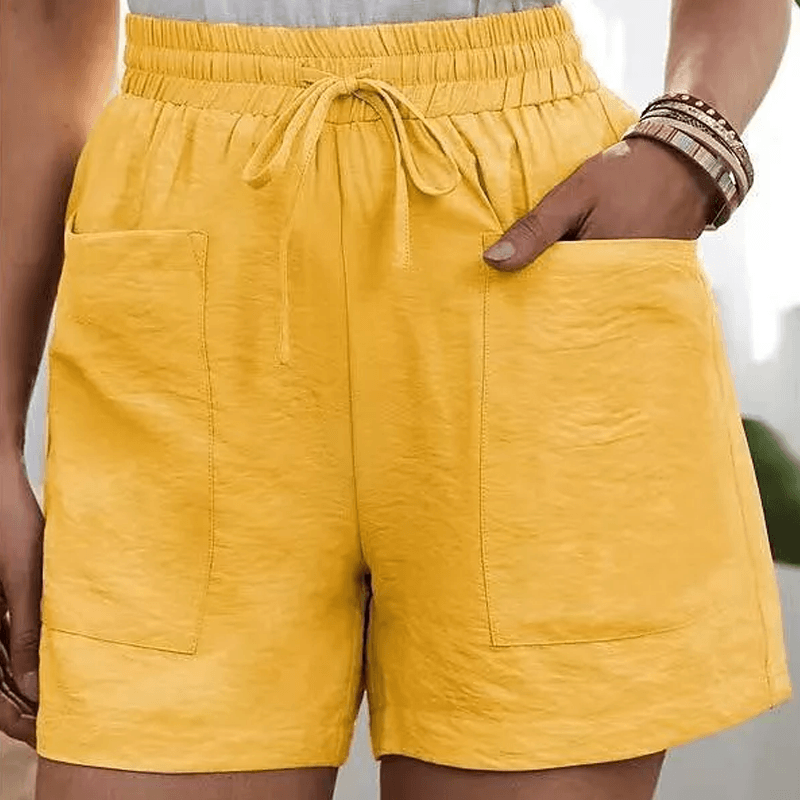 Loose Linen Lounge Shorts