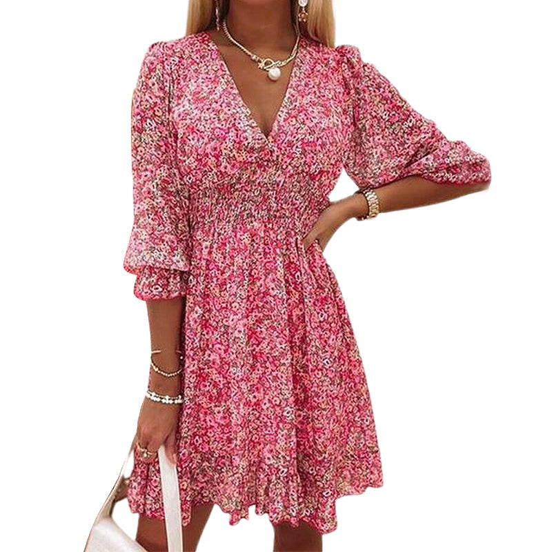 Long Sleeve Floral Dress