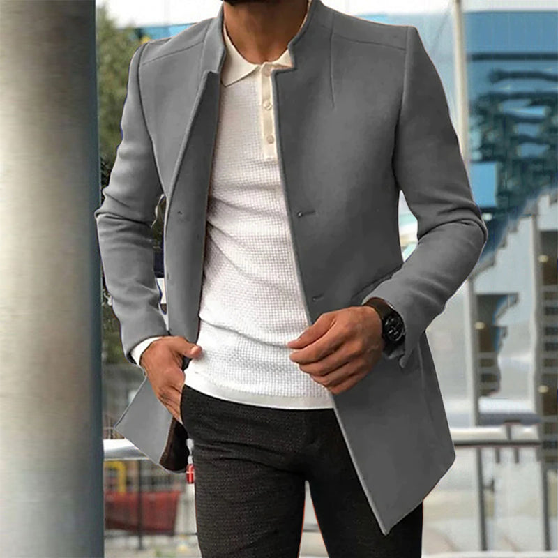 Trendy Solid Tweed Blazer