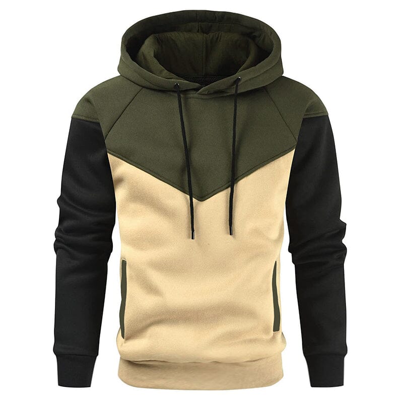 Color Block Casual Sports Sweatshirt