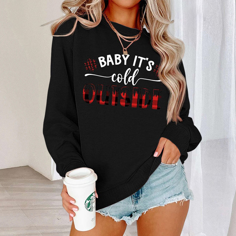 Baby It's Cold Track Sweatshirt