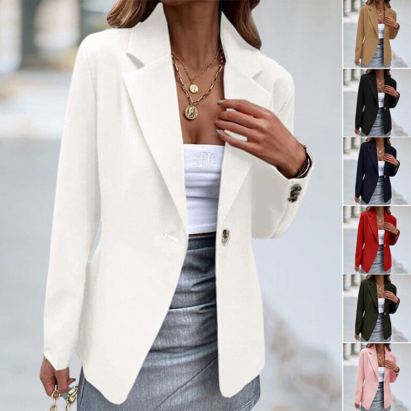 Solid Color One Button Suit