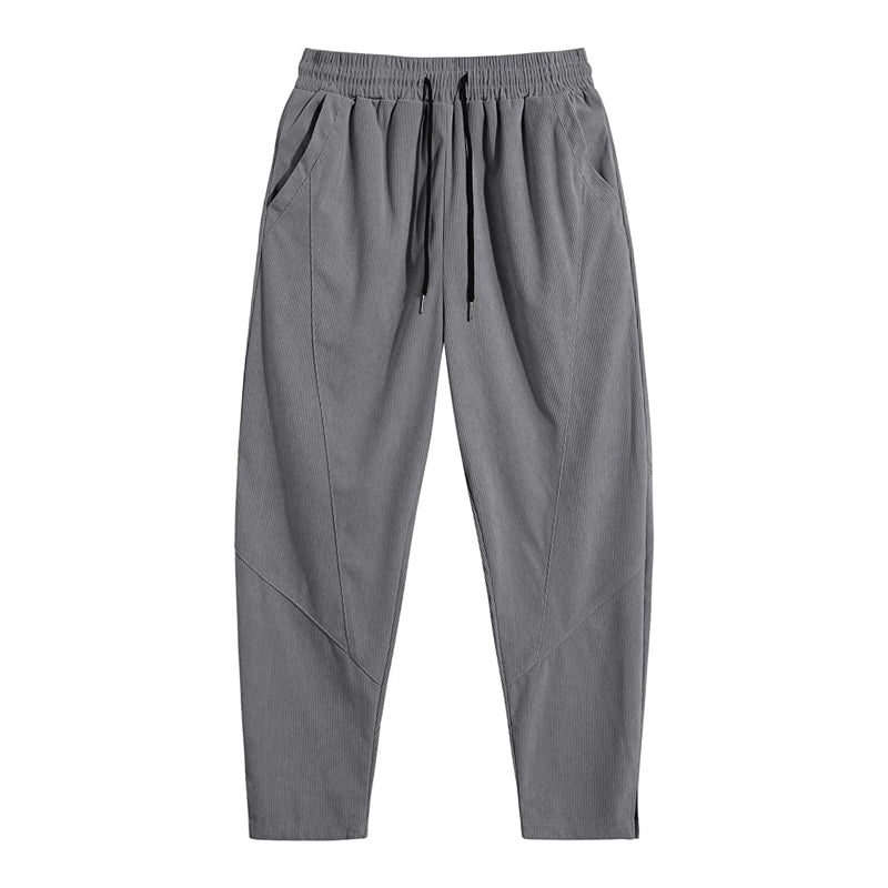 Corduroy Drawstring Harem Pants