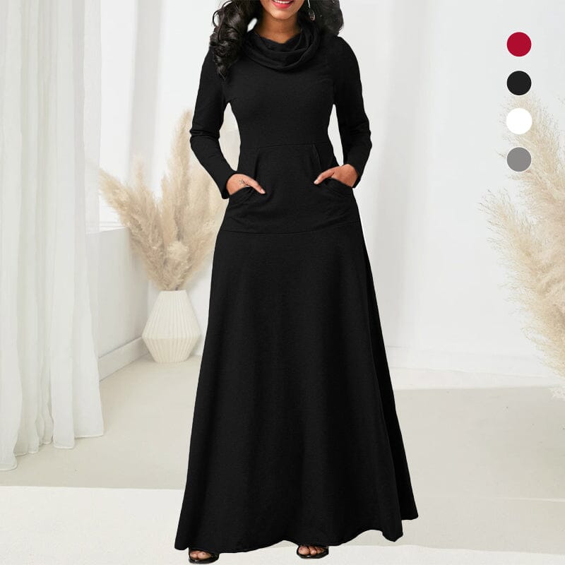 Scarf Swing Long Dress