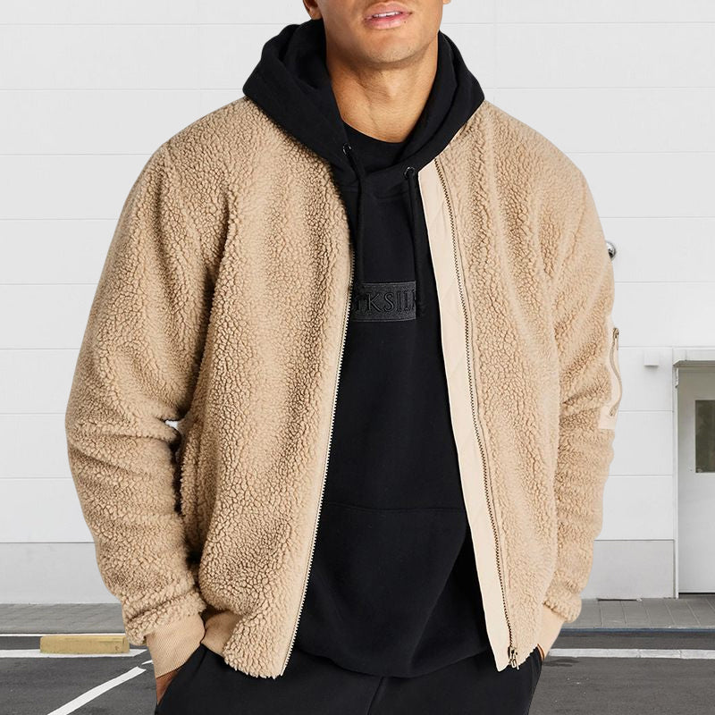 Trendy Plush Short Jacket