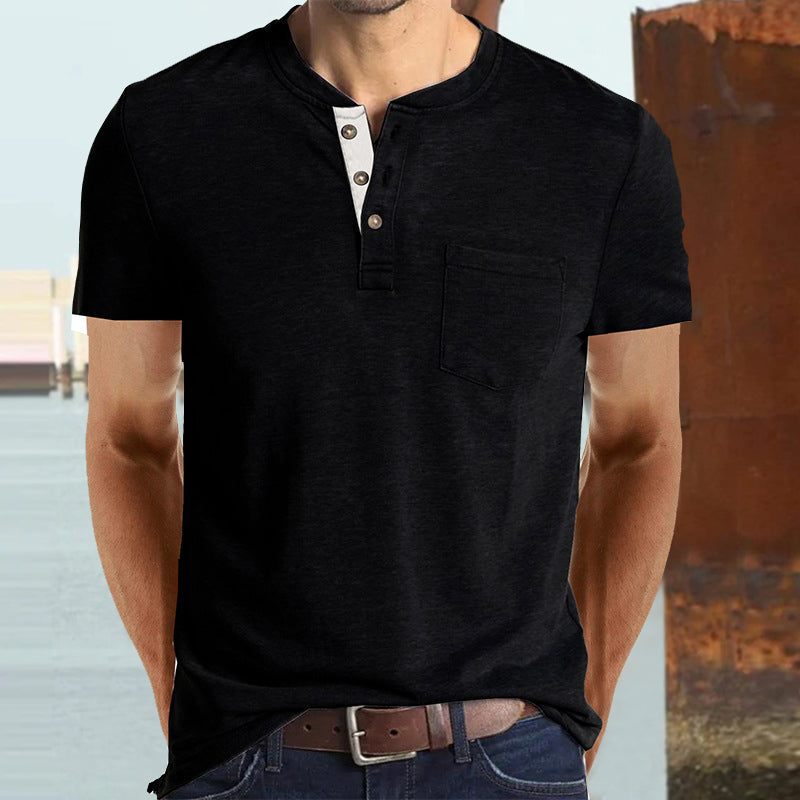 Men's Cotton Multi Color Short Sleeve T-shirt