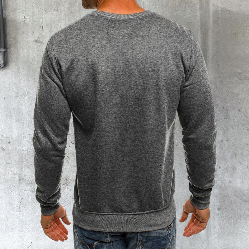 Men's Long Sleeve Pullover Sweatshirt