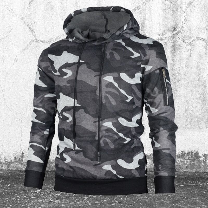 Camouflage Hooded Sweatshirt