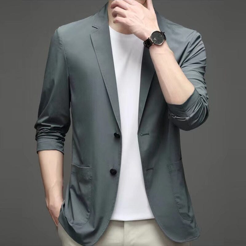 Men's Summer Lightweight Suit Jacket