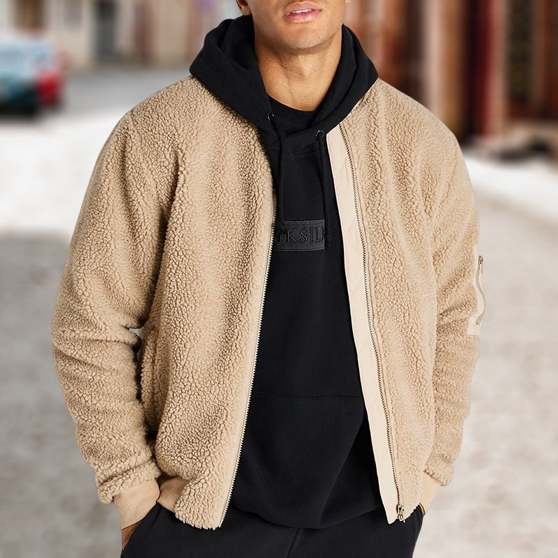 Trendy Plush Short Jacket