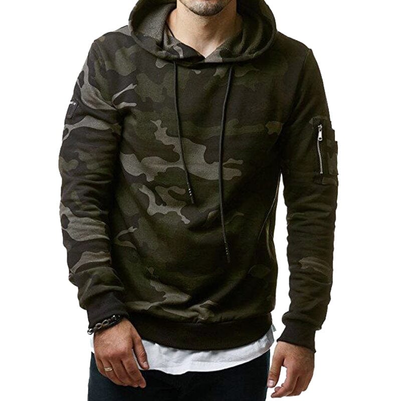 Camouflage Hooded Sweatshirt