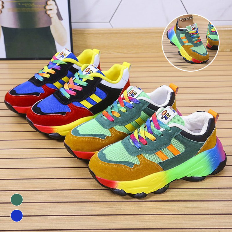 Hip Hop Street Sports Rainbow Sneakers