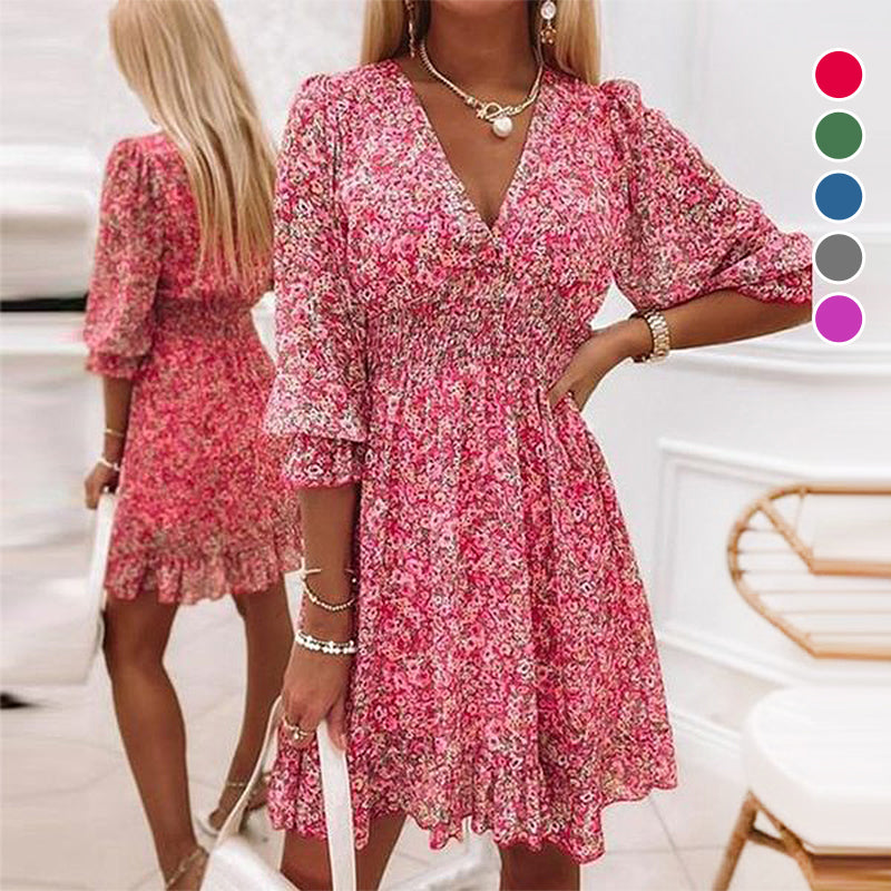 Long Sleeve Floral Dress