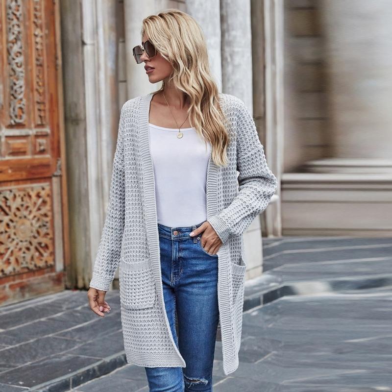 Women's Oversized Pocket Cardigan Outerwear